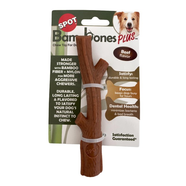 עצם דנטלית לכלבים בצורת ענף בטעם בקר